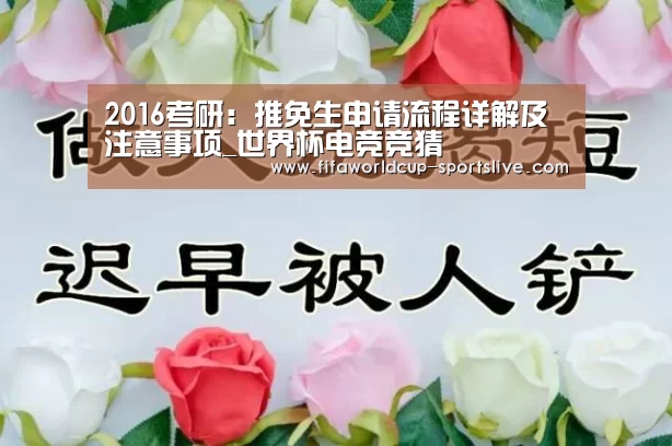 2016考研:推免生申请流程详解及注意事项_世界杯电竞竞猜(图3) 世界杯足球
